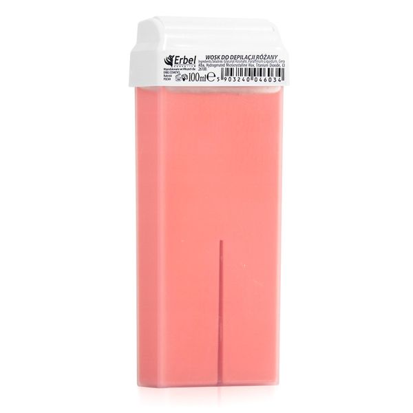 ERBEL Wosk do depilacji w rolce różany 100ml PINK zdjęcie 1