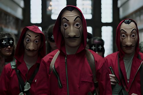 maska salvador dali dom z papieru na Arena.pl