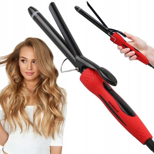 LOKÓWKA DO KRĘCENIA LOKÓW WŁOSÓW CERAMICZNA FALOWNICA 19MM 200 STOPNI na Arena.pl