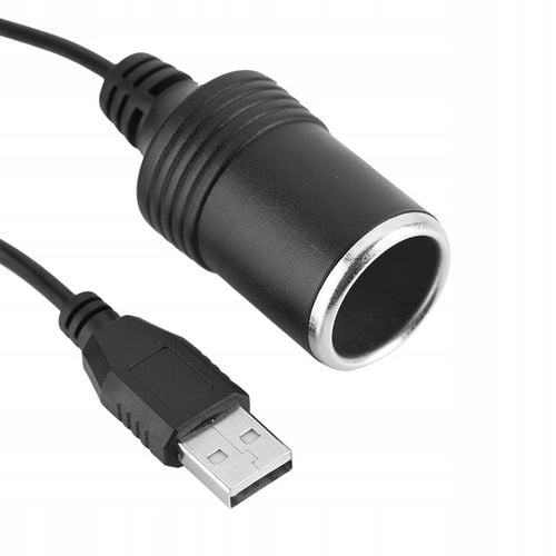ADAPTER KONWERTER USB GNIAZDO ZAPALNICZKI 12V na Arena.pl
