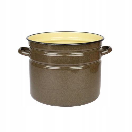 GARNEK EMALIOWANY POWDILAK 20 L Z POKRYWKĄ DO GOTOWANIA POTRAW PRZETWORÓW na Arena.pl