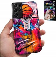 ETUI DO SAMSUNG GALAXY S21 Ultra - KOSZYKÓWKA NBA ULICZNE GRAFFITI KOSZ FAN