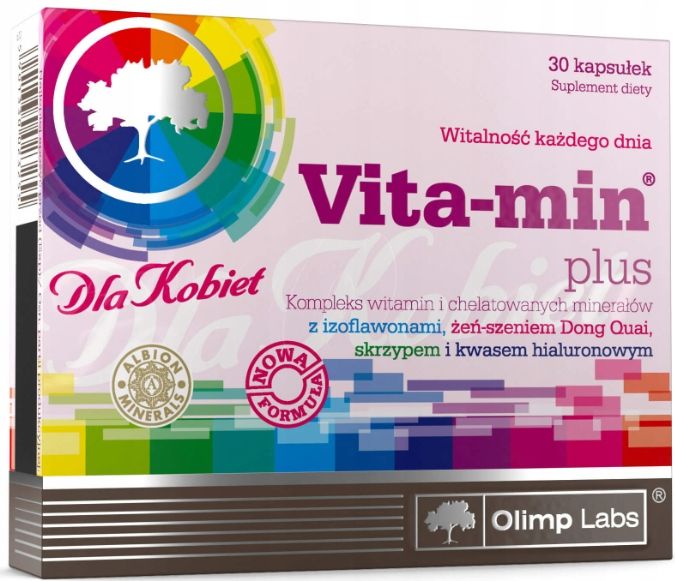 OLIMP VITA-MIN PLUS DLA KOBIET witaminy i minerały 30 kapsułek zdjęcie 1