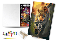 Zestaw Kreatywny Malowanie Po Numerach Wdzięku Drapieżnika 40X50 Qbee