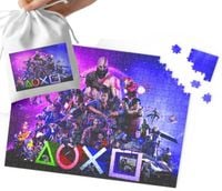 PUZZLE - WZORY Z BAJEK I GIER PREZENT DLA DZIECI 192el + WORECZEK