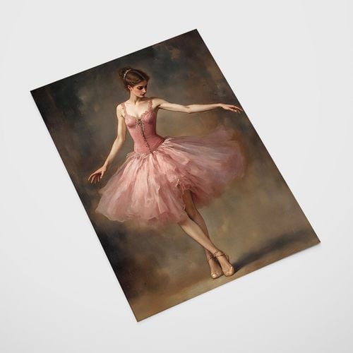 Plakat retro baletnica 40x50 cm na Arena.pl