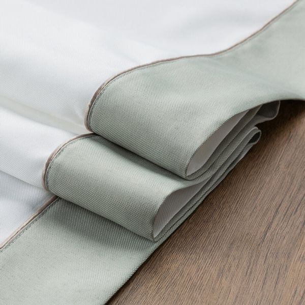 Bieżnik dekoracyjny SYLVIA 40x140 naturalny z kryzą i lamówką zdjęcie 5