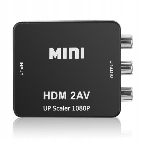 ADAPTER HDMI DO AV RCA HDMI-AV KONWERTER CINCH 1080P KABEL FULL HD na Arena.pl