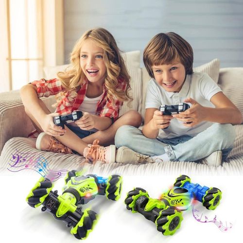 SAMOCHÓD ZDALNIE STEROWANY RĘKĄ GESTAMI 4X4 AUTO RC 2 W 1 GARNITUR na Arena.pl