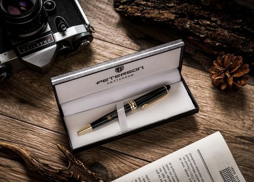 PETERSON prezent dla nauczyciela długopis metalowy w pudełku na prezent na Arena.pl