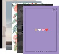 ZESZYT A4 60kart KRATKA MIX OKŁADEK INTERDRUK x5