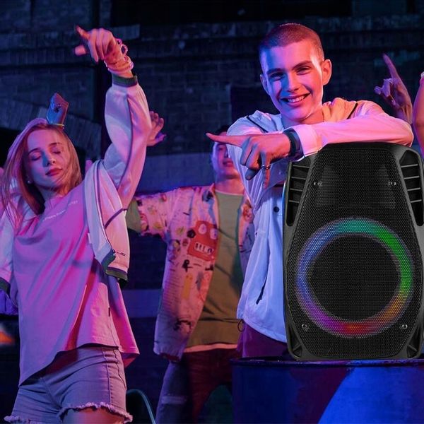 Głośnik BLUETOOTH karaoke 300W MIC PILOT BATERIA zdjęcie 7