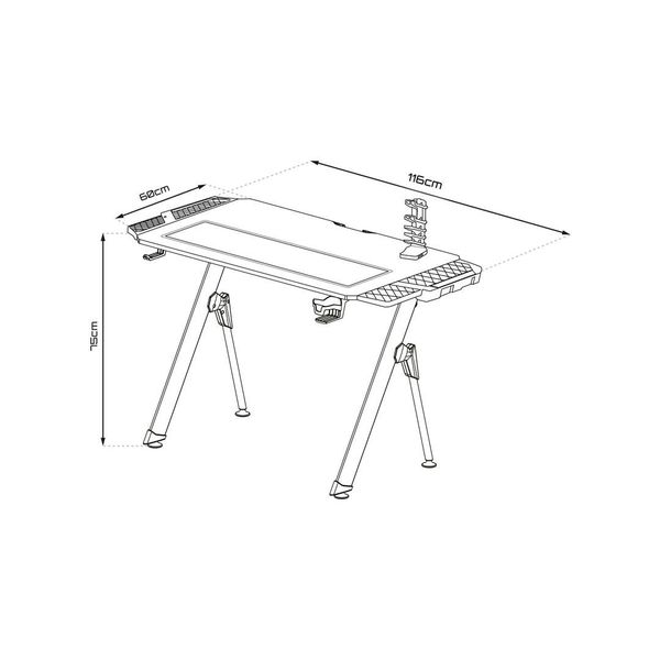 Biurko Gameset Falcon 1.0 zdjęcie 4