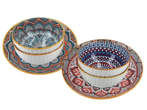 Kpl. 4 miseczek + 2 talerze na Arena.pl