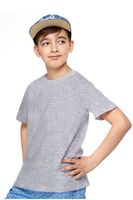 koszulka t-shirt bawełniany młodzieżowy SZARY rozm:152-158