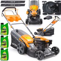 KOSIARKA SPALINOWA Z NAPĘDEM 6KM 62L 7W1 + 3x OLEJ 2 LATA GWARANCJA