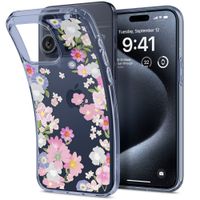Etui Spigen Liquid Crystal TPU Cienkie DO iPhone 15 Pro Blossom