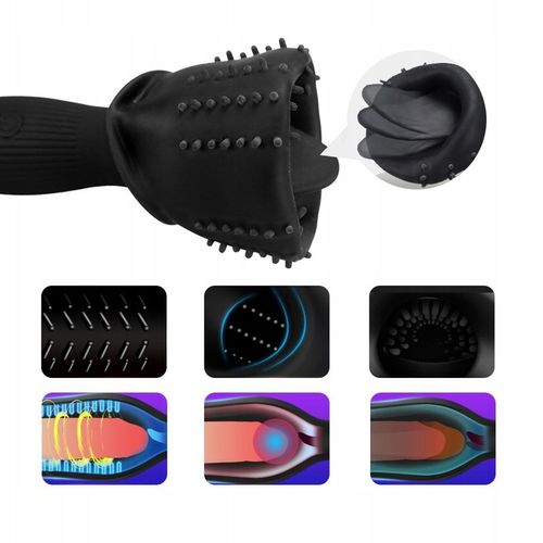 Masturbator Ssający z Językiem, Usta do Loda Cipka na Arena.pl