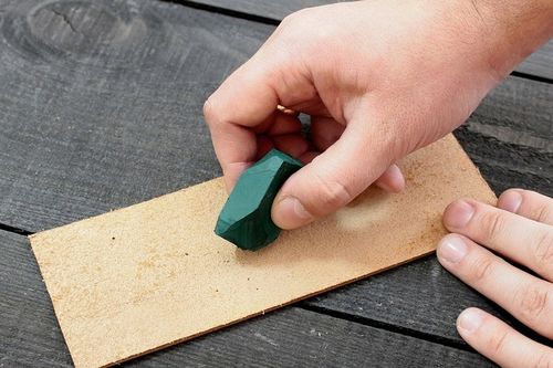 Pasek ze skóry bydlęcej Skórzana polerka do noży uniwersalna na Arena.pl