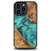 etui bewood unique na iphone 13 pro - turquoise