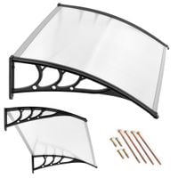 Daszek nad drzwi 100x80 cm zadaszenie osłona poliwęglan 100x80 cm