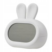 MARY'S LAMPKA DZIECIĘCA BUDZIK KRÓLIK BIAŁY ZEGAR ELEKTRONICZNY USB 20730