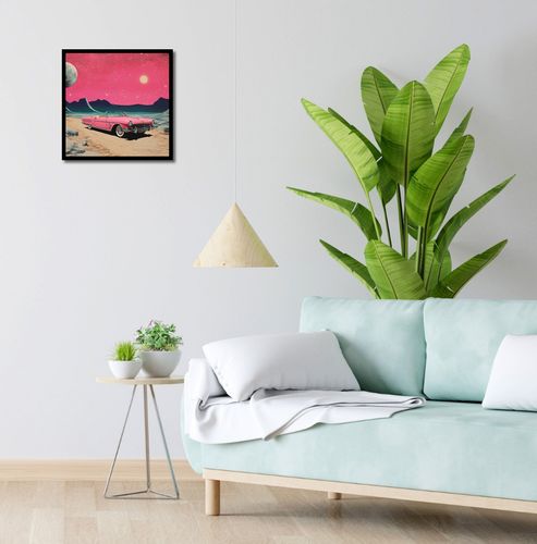 Plakat 40x40cm Kabriolet W Kosmosie na Arena.pl