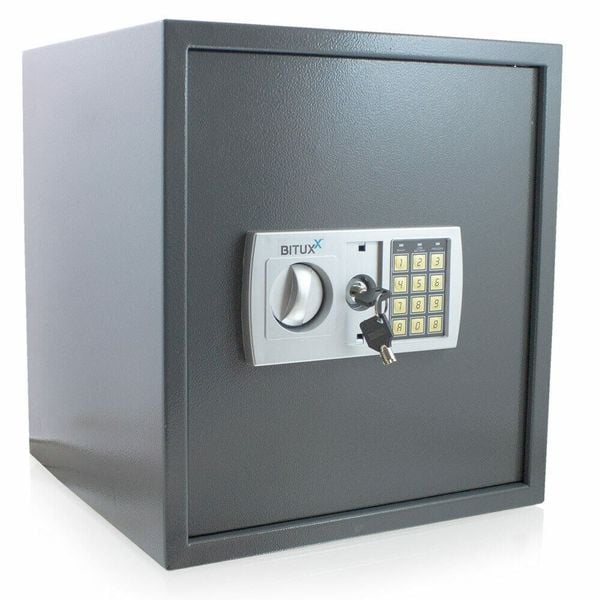 Sejf elektroniczny grafitowy zdjęcie 1