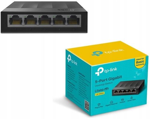 SWITCH TP-LINK LS1005G ENERGOOSZCZĘDNY MINI na Arena.pl