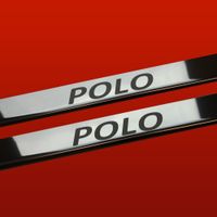 Listwa progowa VOLKSWAGEN POLO MK5 6R Stal nierdzewna 304 połysk 2szt