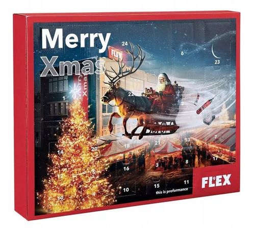 FLEX kalendarz adwentowy 24 wkrętak SD 5-300 4.0 dalmierz ADM 30 smart bity na Arena.pl