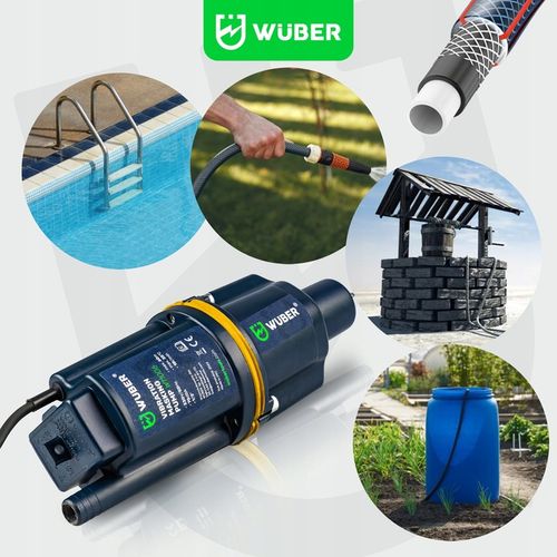 POMPA DO WODY CZYSTEJ DOLNOSSĄCA 460W POMPA RUSKA DO STUDNI NUREK 1080 L/H na Arena.pl