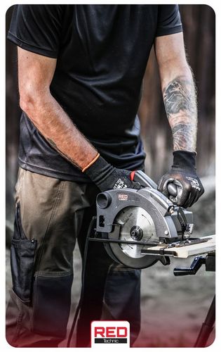 PIŁA TARCZOWA PILARKA RĘCZNA DO DREWNA Z LASEREM 2250W PRZECINARKA 185 na Arena.pl