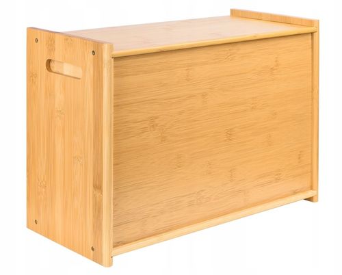 Chlebak Bambusowy Drewniany Pojemnik Na Chleb Bułki Pieczywo Duży z na Arena.pl