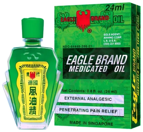 Olejek leczniczy do wcierania na bóle mięśni chłodzący 24ml - Eagle Brand na Arena.pl