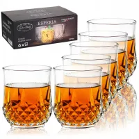 KPL SZKLANKI DO WHISKY DRINKÓW UNIWERSALNE GRUBE SZKŁO ZESTAW 6SZT 317 ML