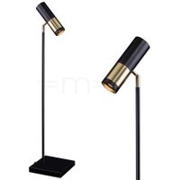 Lampa stołowa KAVOS 0387 tuba regulowana na biurko czarna złota