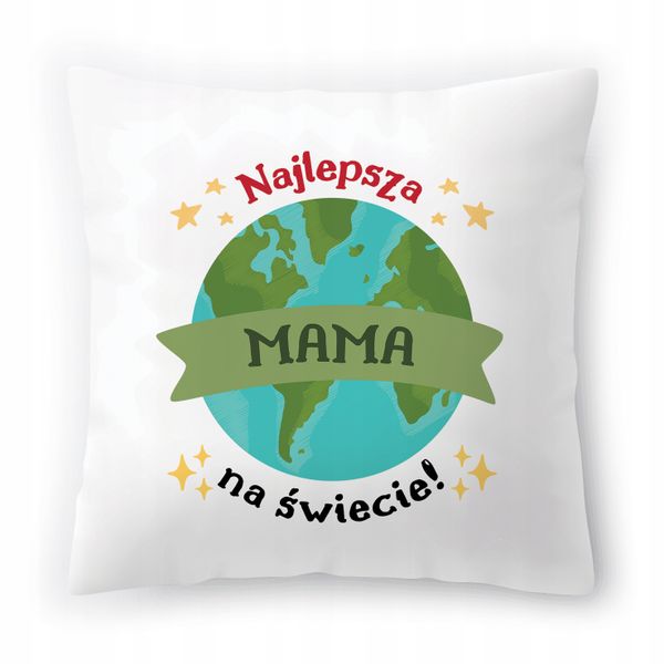 Poduszka Dla Mamy Mamusi Urodziny Imieniny Prezent Z Nadrukiem Ze Zdjęciem zdjęcie 1