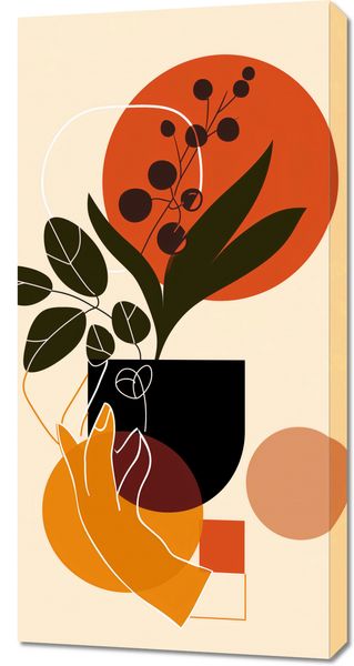Obraz 50x100cm Dotyk Naturalności zdjęcie 1