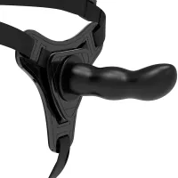 fetish submissive harness silikonowy czarny 16 cm anatomiczny model
