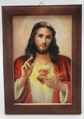obraz religijny 10x15cm serce jezusa