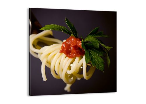 Obraz Na Płótnie - Spaghetti Sos  - 60X60 Cm - Ac60X60-1307 na Arena.pl