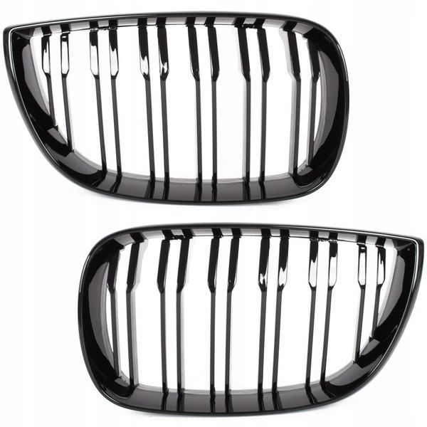 Atrapa Nerki Grill Czarny Połysk do BMW 1 E81 E82 E87 E88 Przed zdjęcie 3