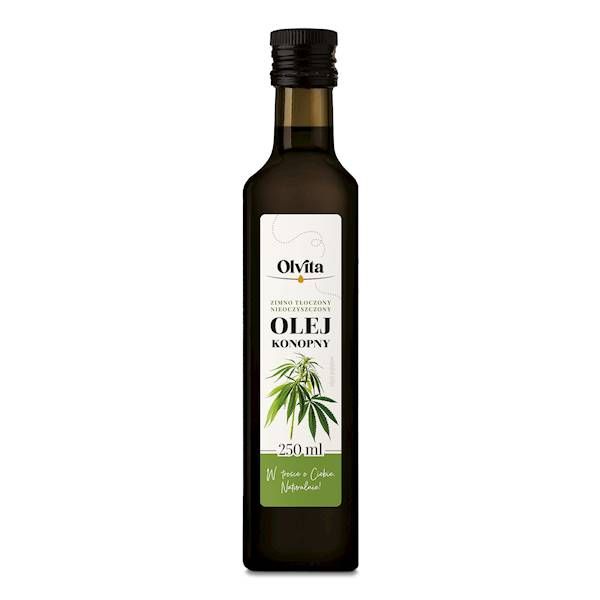 Olej konopny 250 ml - OLVITA zdjęcie 1
