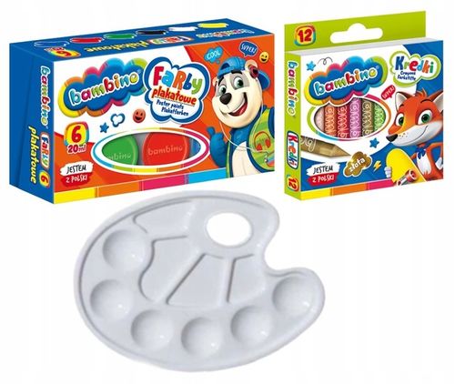BAMBINO Wyprawka Szkolna zestaw plastyczny 22el na Arena.pl