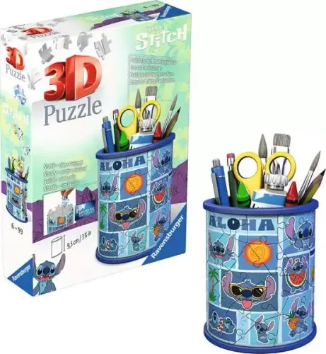 Puzzle 3D 54 Elementy. Przybornik Disney Stitch na Arena.pl
