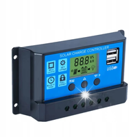 REGULATOR ŁADOWANIA SOLARNY 12V 24V PANEL LCD 30A