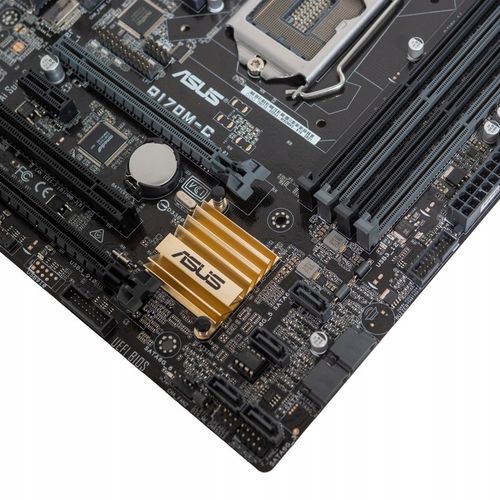 PŁYTA GŁÓWNA ASUS Q170M-C S1151 USB 3 PCIE 3.0 HDMI DP DVI VGA na Arena.pl