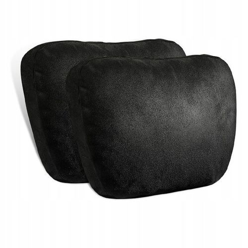 Poduszka Samochodowa Pod Szyję Głowę Kark Podróżna Zagłówek Zamszowa 2szt na Arena.pl