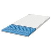 Materac nawierzchniowy 80x200 masujący Topper Visco nakładka 8 cm wygodny